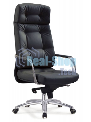 Кресло Бюрократ DAO/BLACK черный, кожа