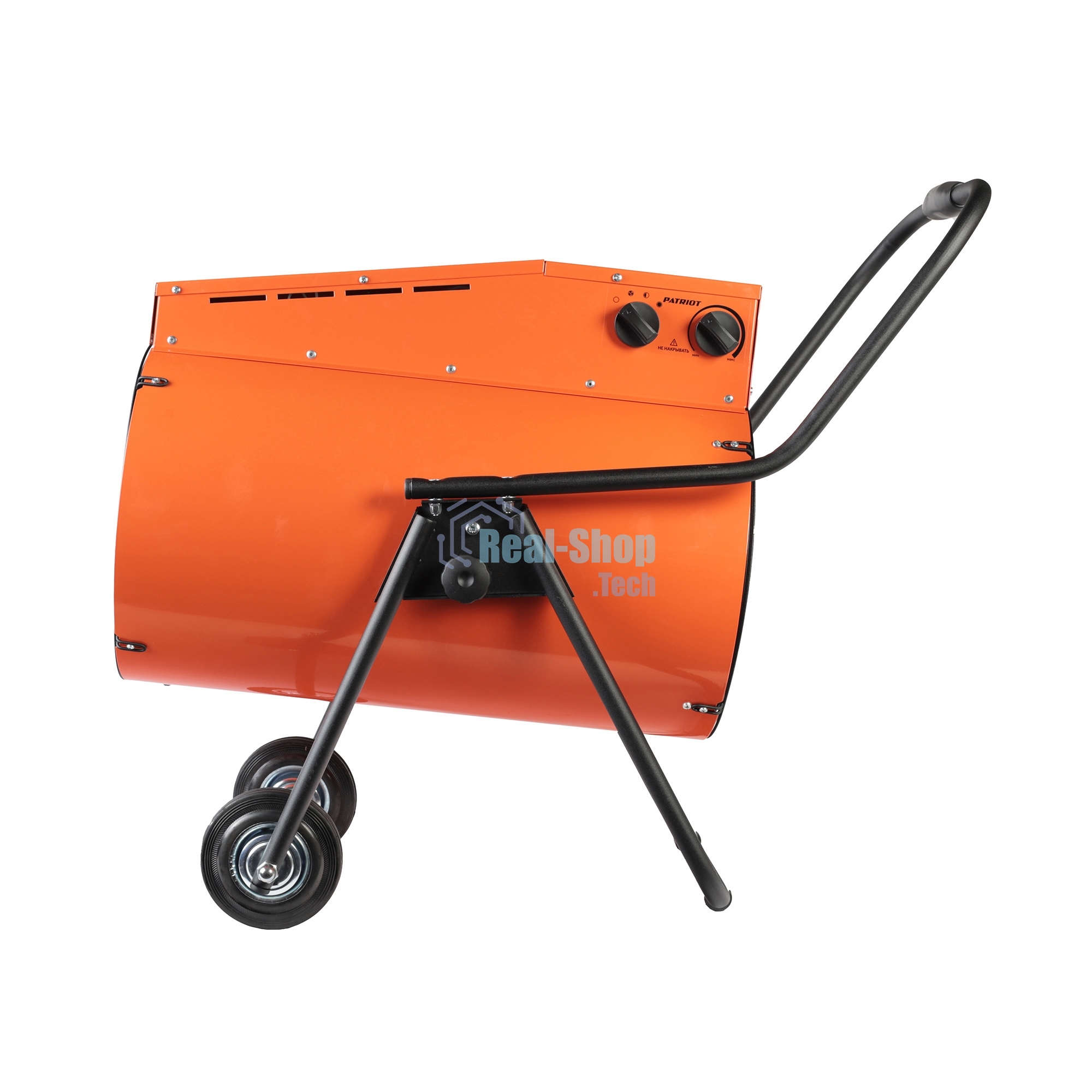 Тепловентилятор электрический Patriot PT-R 30, оранжевый/черный, 30 кВт, 270 м2, 380В, терморегулятор