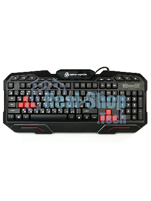 Клавиатура проводная Dialog Gan-Kata KGK-11U черный USB, игровая