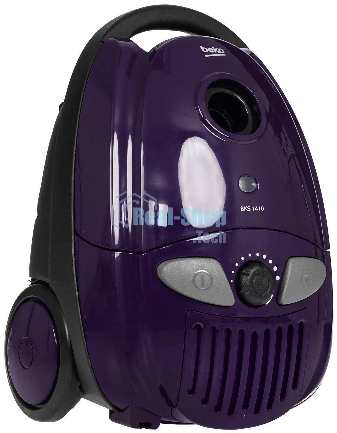 Пылесос Beko BKS 1410 фиолетовый, 330/2000 Вт, уборка сухая, пылесборник мешок 1,5 л