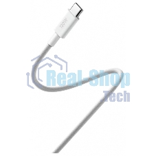 USB кабель Xiaomi 6A Braided USB-C to USB-C Cable 2m белый
