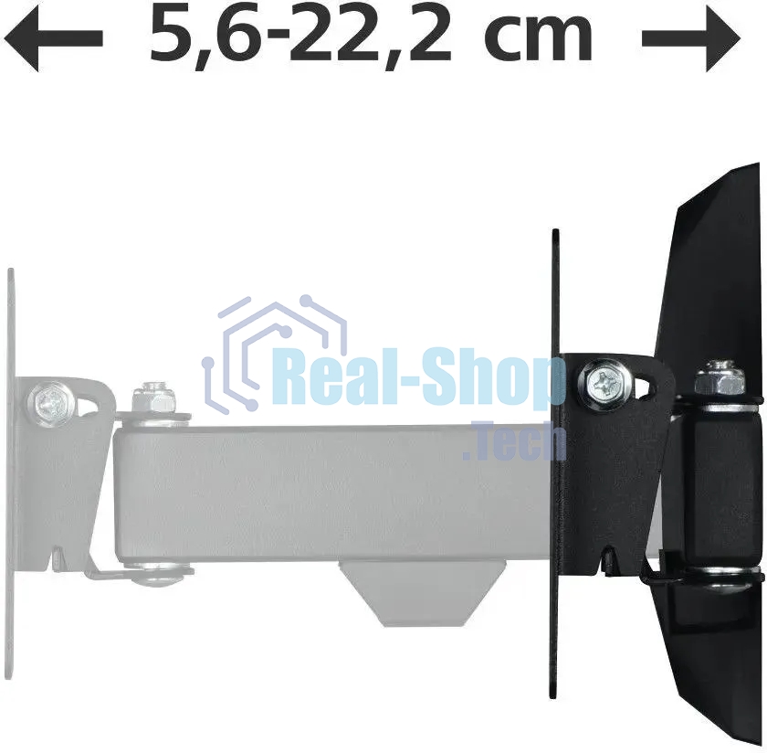 Кронштейн для телевизора Hama H-118113 черный, 10