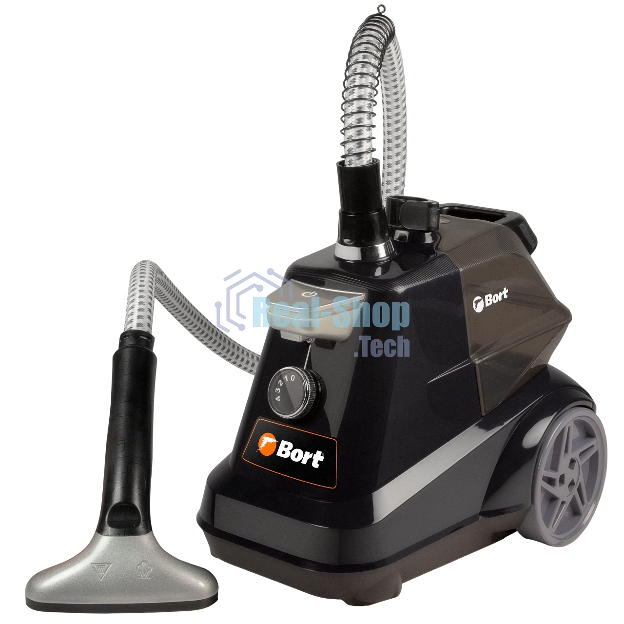 Отпариватель Bort Comfort + Black Edition черный, 2350 Вт, 70 г/мин, 3000 мл