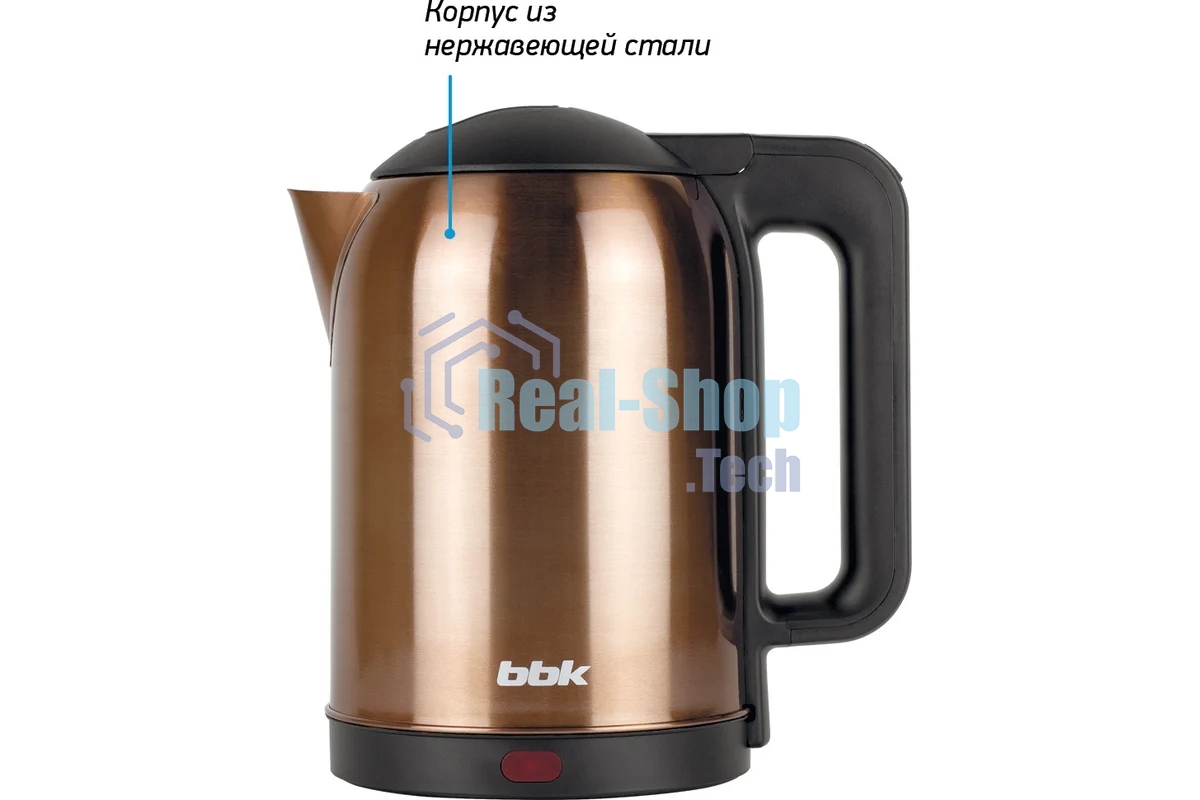 Чайник электрический BBK EK1809S медный/черный