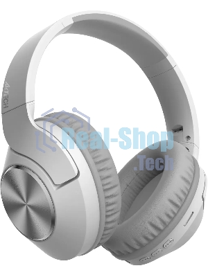 Гарнитура беспроводная накладная A4Tech 2Drumtek BH300 белый/серый беспроводные bluetooth оголовье (BH300 GRAYISH WHITE)