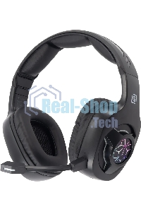 Гарнитура беспроводная/проводная с микрофоном Оклик HS-L575G черный накладные BT оголовье (1895253)