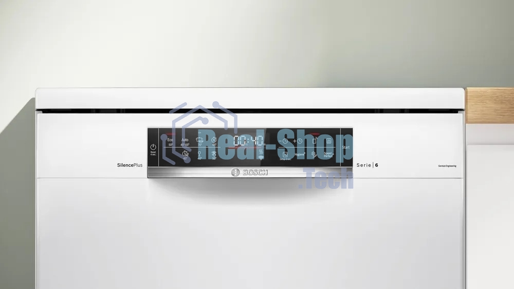 Посудомоечная машина Bosch SMS6EMW65Q, белая, 60 см, 13 компл., 46 дБ, класс A