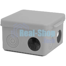 Коробка распределительная TOKOV ELECTRIC ОП 80х80х50 мм 7 каб. вводов IP54 сер.