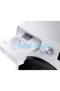 Стирально-сушильная машина Samsung WD11DG6B85BELP белый, загрузка фронтальная 11 кг, 1400 об/мин, класс: A