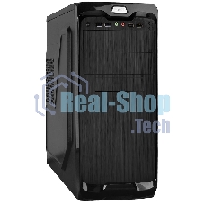 Компьютерный корпус Miditower ExeGate UN-604-UNS450 (ATX, БП UNS450 с вент. 12см, 2хUSB+2хUSB 3.0, аудио, черный)