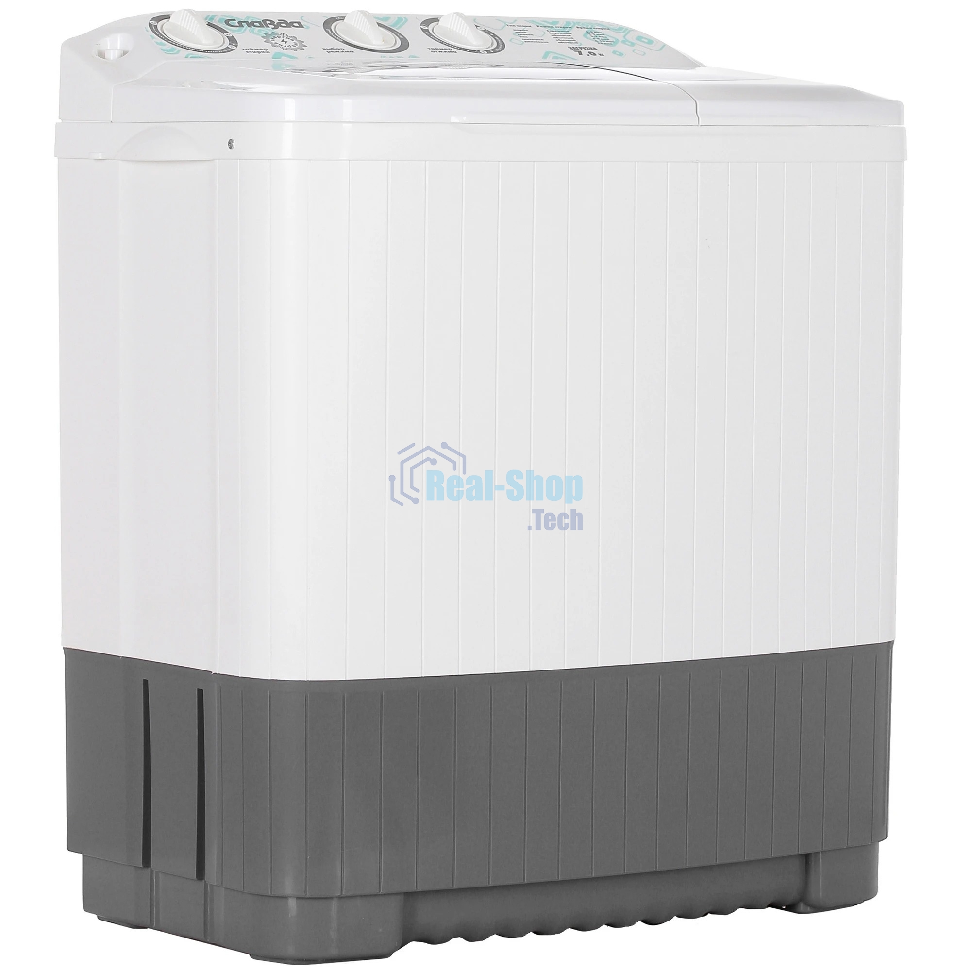 Стиральная машина Славда WS-70PET белый, загрузка вертикальная 7 кг, 1350 об/мин, класс А