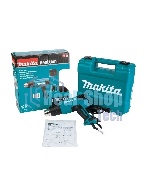 Фен Makita HG 6031 VK 1800Вт 250-500л/мин с регулировкой, с насадками, кейс