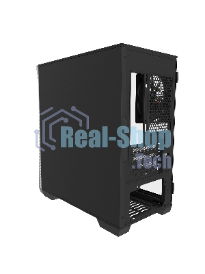 Компьютерный корпус ZALMAN Z1 ICEBERG, MicroATX, черный, WINDOW, 2xCOMBO (3.5