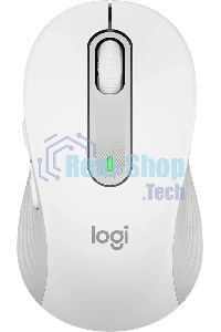 Мышь беспроводная Logitech Signature M650 белый, 4000 dpi, радиоканал, Bluetooth, USB, кнопки - 5