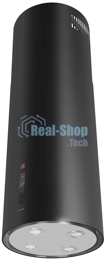 Вытяжка островная Maunfeld Lee Isla 39 черный, 38 см, 1000 куб. м/ч, 52 дБ (sensor)