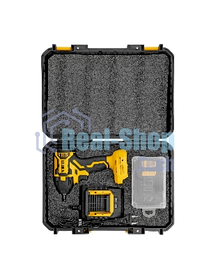 Гайковерт Denzel ударный аккумуляторный бесщет. CIWH-BL-20-350, Li-Ion, 20 В