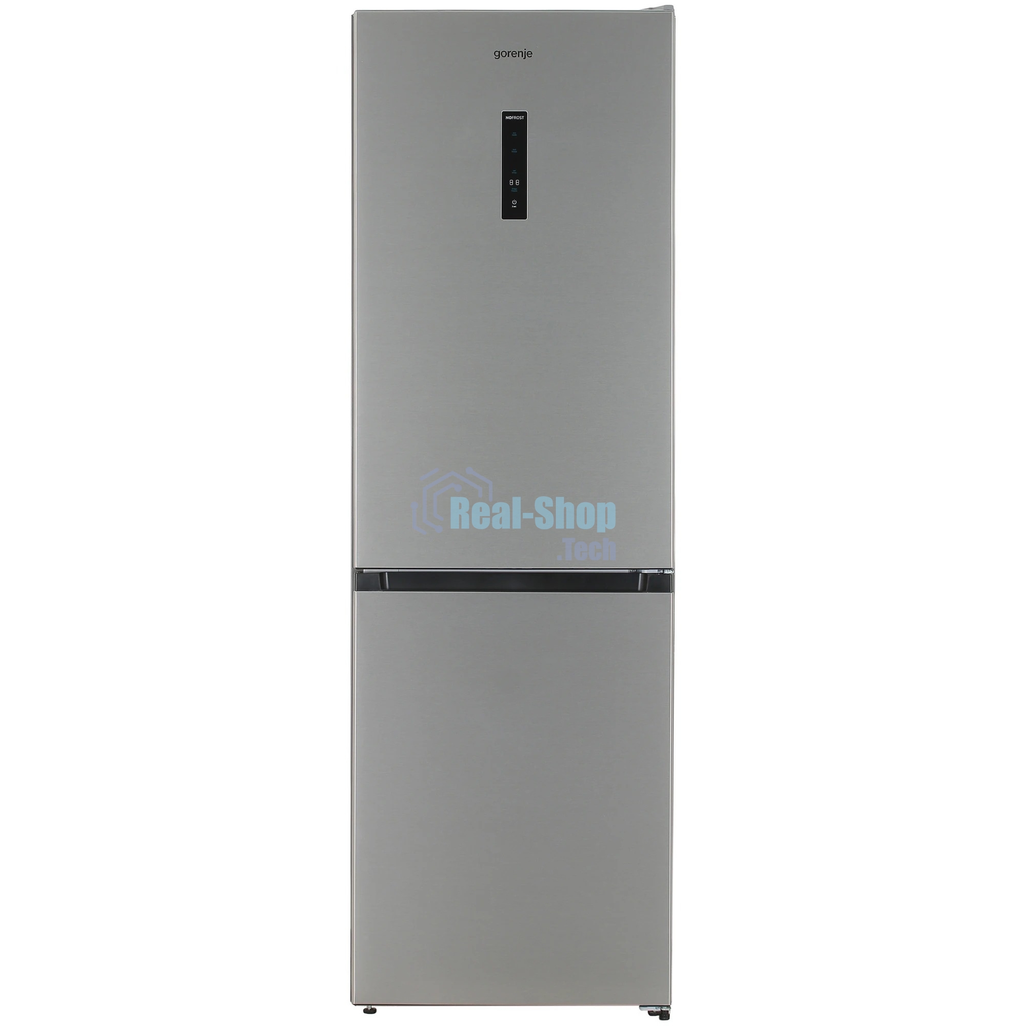 Холодильник Gorenje NRKP61EA2XL4 серебристый металлик двухкамерный 203/99л морозилка снизу, No Frost