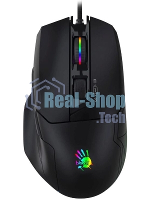 Мышь проводная A4Tech Bloody W70 Max черный, 10000 dpi, USB, кнопки - 9