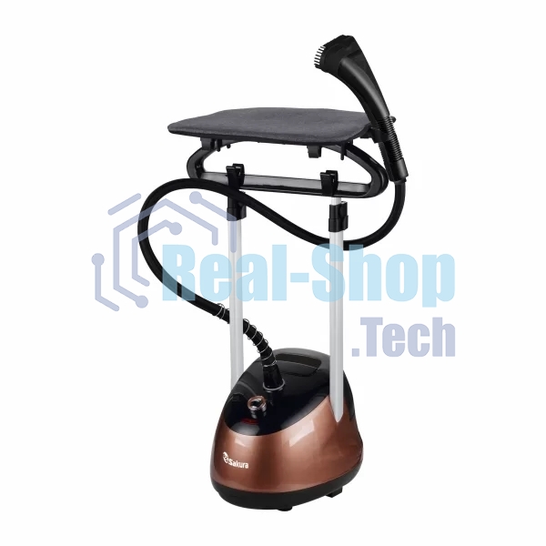 Отпариватель Sakura SA-3924G черный/золотистый, 2200 Вт, 35 г/мин, 2200 мл