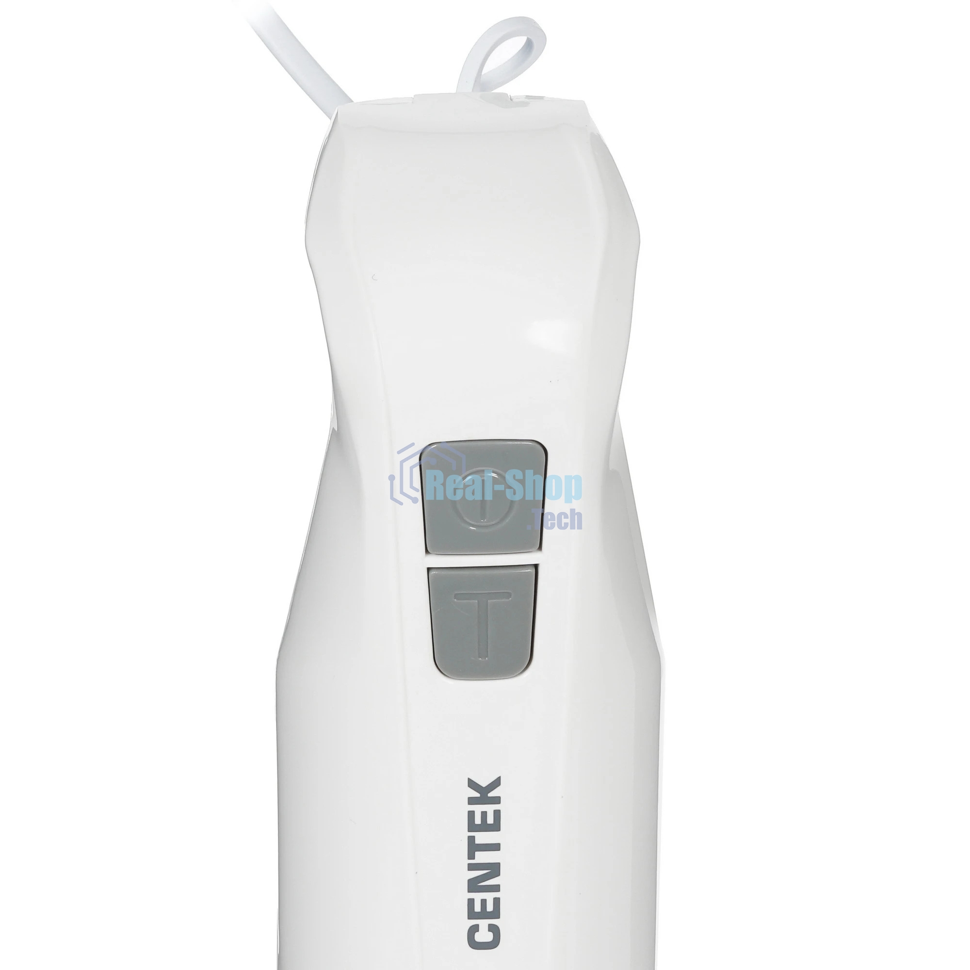 Блендер погружной Centek CT-1343 белый, 600 Вт, 2 скорости, турбо