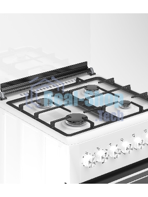 Комбинированная плита REEX RPH-60 K WH 4 Газовые конфорки Электрическая духовка
