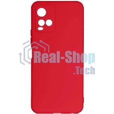 Чехол (клип-кейс) DF vCase-06 для Vivo Y21/Y33s красный