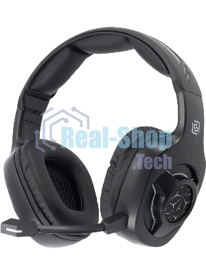 Гарнитура Oklick HS-L575G чёрный, беспроводная + проводная, Bluetooth