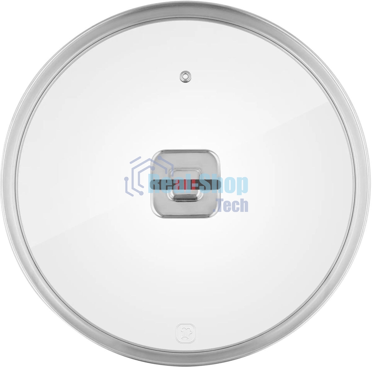 Крышка Rondell Stripes RDA-1622, 28 см, руч. серый