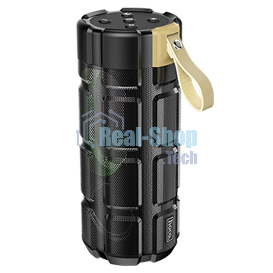 Портативная колонка HOCO HC7 черный LED подсветка