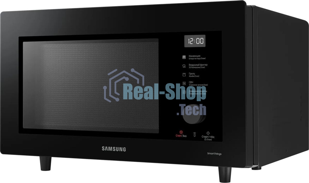 Микроволновая печь Samsung MC32DG7646KKBW черный 32л. 900Вт переключатели - поворотный механизм