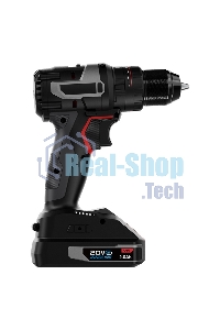 Дрель-шуруповерт аккумуляторная Deli DE-DZ20-1D2, 20В, 2 АКБ, Сумка