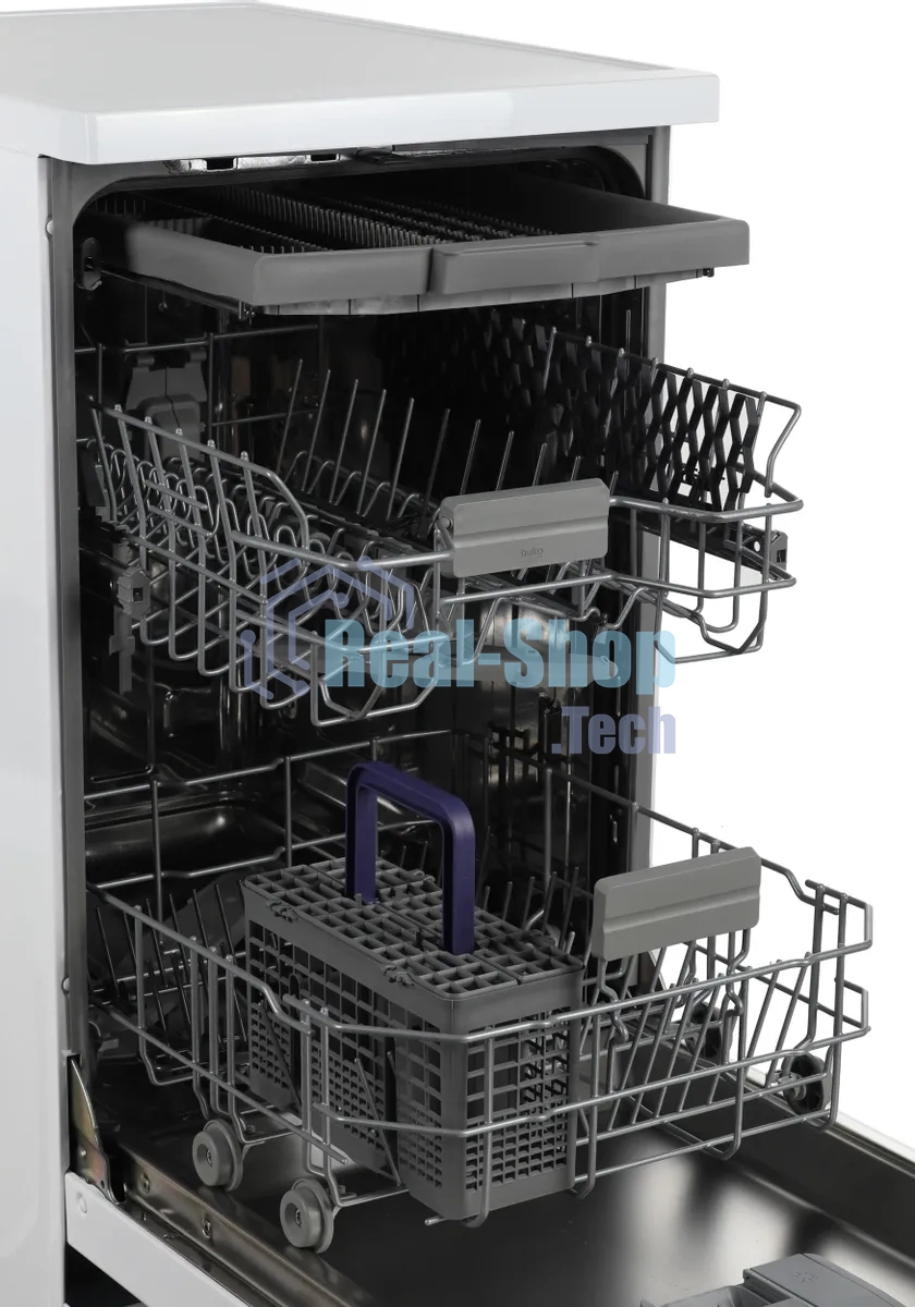 Посудомоечная машина Beko BDFS26120WQ, белая, 44.8 см, 11 компл., 46 дБ, класс A