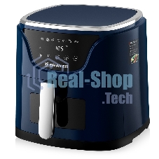 Аэрогриль BRAYER BR2036 синий, 1500 Вт, 5 л, упр. - сенсор, программ - 7