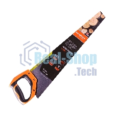 Ножовка Patriot WSP-500S, по дереву, 11 TPI мелкий зуб, 3-х сторонняя заточка, 500мм