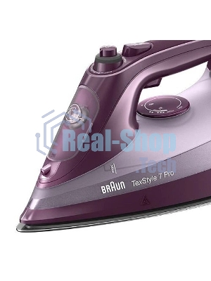 Утюг Braun SI7181VI сиреневый/фиолетовый, 3100 Вт, 50 г/мин, 230 г/мин, 300 мл
