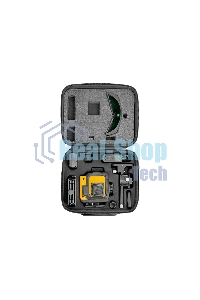 Лазерный уровень мультипризменный Denzel DLV-360-3C, 30 м, зеленый луч, Li-Ion 2,4 Aч, кейс