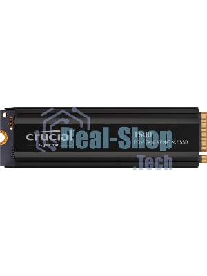 Накопитель SSD Crucial T500 1Tb PCIe Gen4 NVMe M.2 SSD with heatsink CT1000T500SSD5