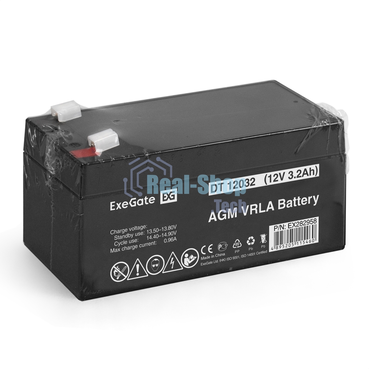 Батарея для ИБП ExeGate DT 12032 (12V 3.2Ah), клеммы F1