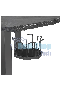 Стол игровой Cactus CS-ED-GbK столешница МДФ карбон, каркас черный