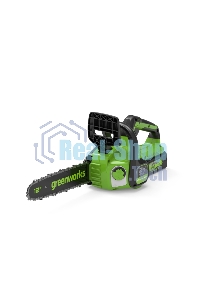 Цепная пила аккумуляторная GreenWorks GD24CS30K4, 24V, 30 см, бесщеточная, c АКБ 4 А·ч и ЗУ (2007007UB)