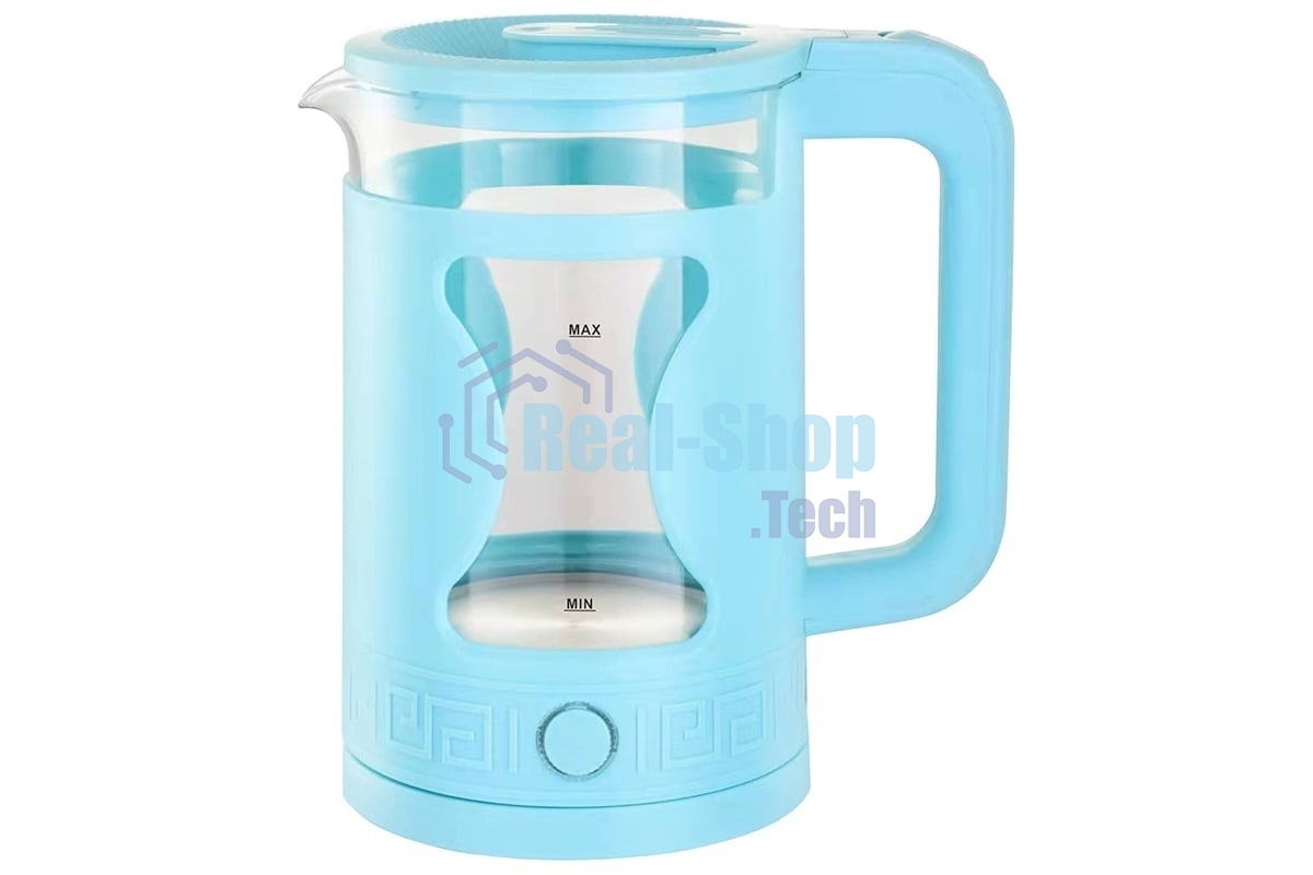 Чайник электрический Energy E-257 1.5л стекло, голубой