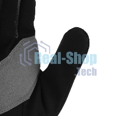 Перчатки универсальные Denzel 68094 двойные, работа с сенсорным экраном, вязаная манжета, размер 10