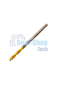 Набор сверл по металлу Denzel 1-10 мм, Р6М5К8-TiN, Golden Tip, 19 шт 723008