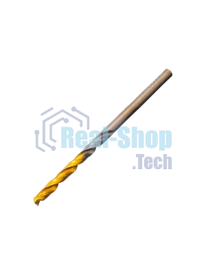 Набор сверл по металлу Denzel 1-10 мм, Р6М5К8-TiN, Golden Tip, 19 шт