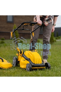 Газонокосилка электрическая Denzel GMC-1800, шир. 38см, 1800 Вт, 6 уров., травосб. 35 л
