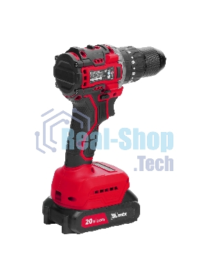 Дрель-шуруповерт MTX CIDS-BL-20, 20 В, 2 Ач, 60 Нм, бесщеточный, ударный