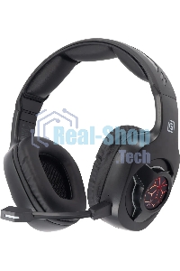 Гарнитура беспроводная/проводная с микрофоном Оклик HS-L575G черный накладные BT оголовье (1895253)