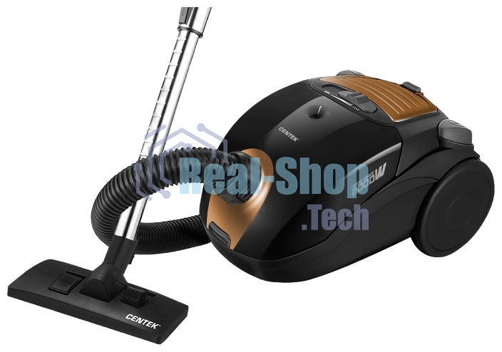 Пылесос Centek CT-2511 черный/желтый, 400/2000 Вт, уборка сухая, пылесборник мешок 2 л