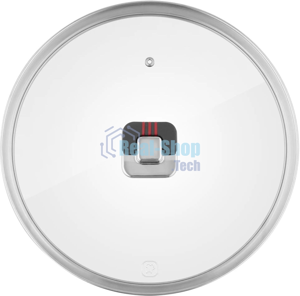 Крышка Rondell Stripes RDA-1622, 28 см, руч. серый