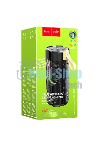 Портативная колонка HOCO HC7 черный LED подсветка